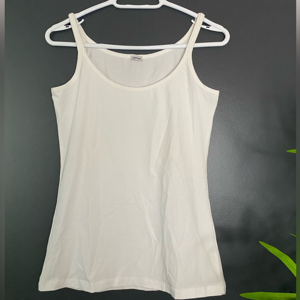Pinkie white cami top